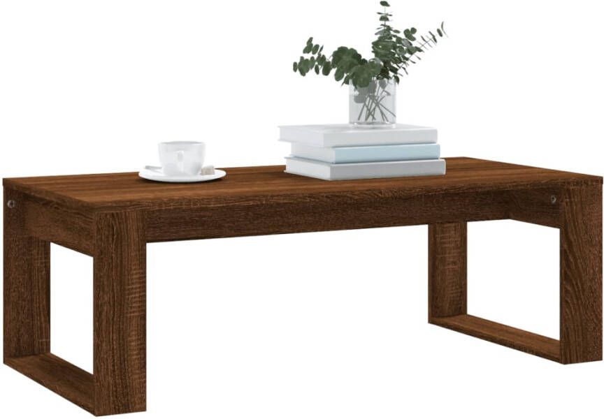 VidaXL -Salontafel-102x50x35-cm-bewerkt-hout-bruin-eikenkleur - Foto 4