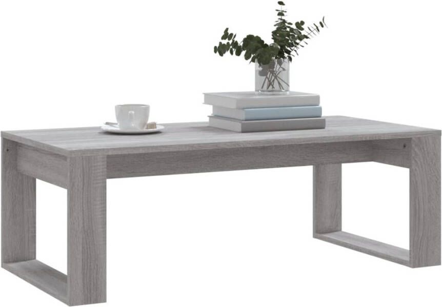 VidaXL -Salontafel-102x50x35-cm-bewerkt-hout-grijs-sonoma-eikenkleurig - Foto 4