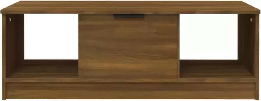 VIDAXL Salontafel 102x50x36 cm bewerkt hout bruineikenkleurig
