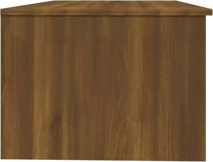 VIDAXL Salontafel 102x50x36 cm bewerkt hout bruineikenkleurig