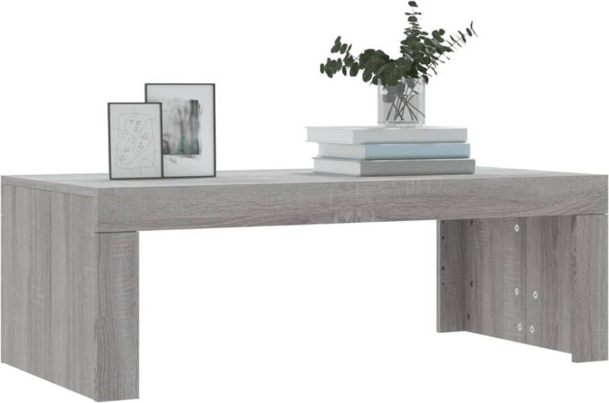 VidaXL -Salontafel-102x50x36-cm-bewerkt-hout-grijs-sonoma-eikenkleurig - Foto 2