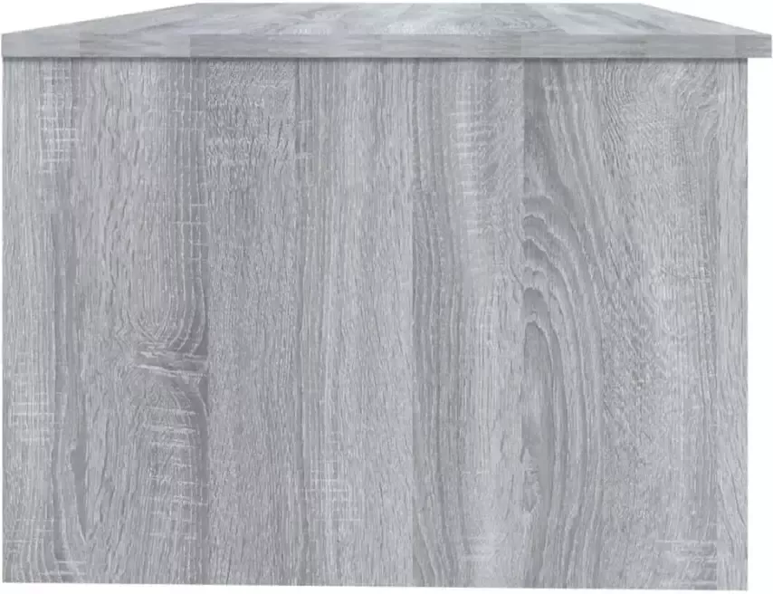 VIDAXL Salontafel 102x50x36 cm bewerkt hout grijs sonoma eikenkleurig