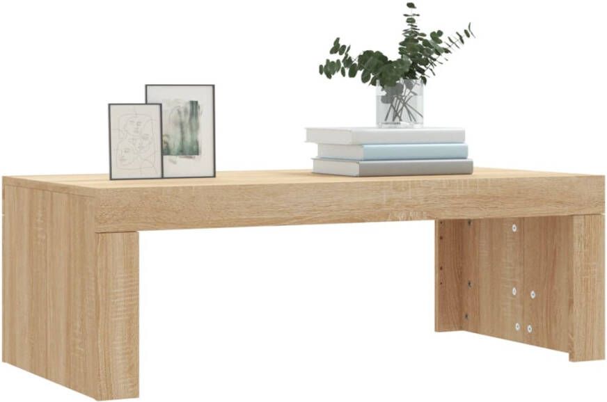 VidaXL -Salontafel-102x50x36-cm-bewerkt-hout-sonoma-eikenkleurig - Foto 4