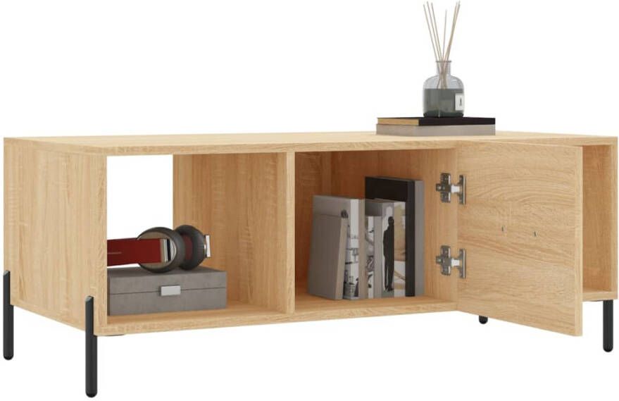 VidaXL -Salontafel-102x50x40-cm-bewerkt-hout-sonoma-eikenkleurig - Foto 5
