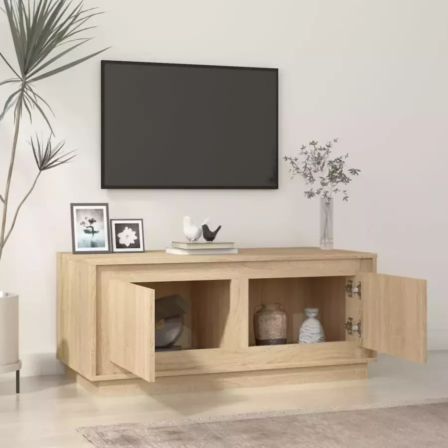 VidaXL -Salontafel-102x50x44-cm-bewerkt-hout-sonoma-eikenkleurig