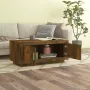 VidaXL Salontafel 102x50x45 cm bewerkt hout gerookt eikenkleurig - Thumbnail 3