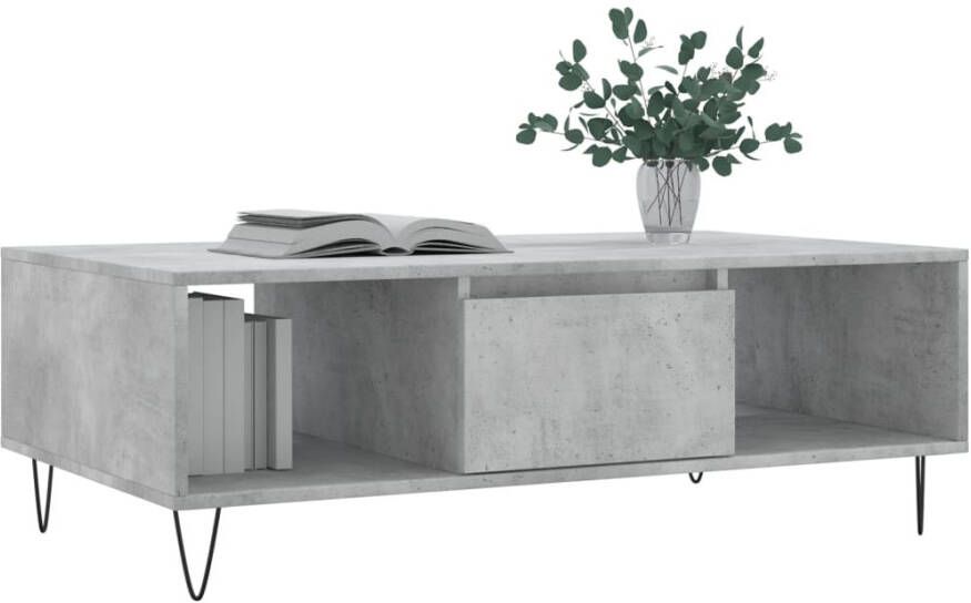 VidaXL -Salontafel-104x60x35-cm-bewerkt-hout-betongrijs - Foto 5