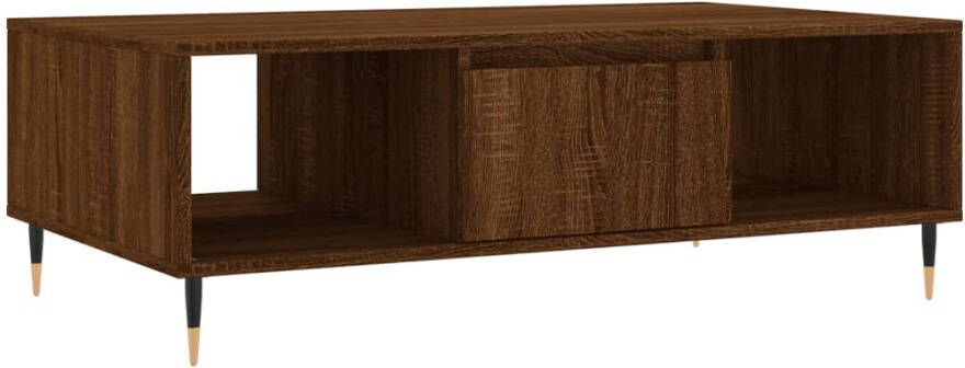 VidaXL -Salontafel-104x60x35-cm-bewerkt-hout-bruineiken - Foto 3