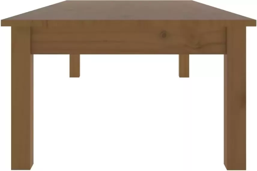 VidaXL -Salontafel-110x50x30-cm-massief-grenenhout-honingbruin - Foto 2