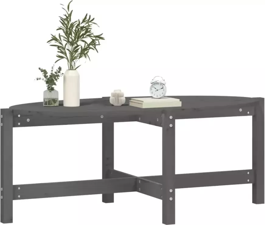 VidaXL -Salontafel-118x63x45-cm-massief-grenenhout-grijs - Foto 4