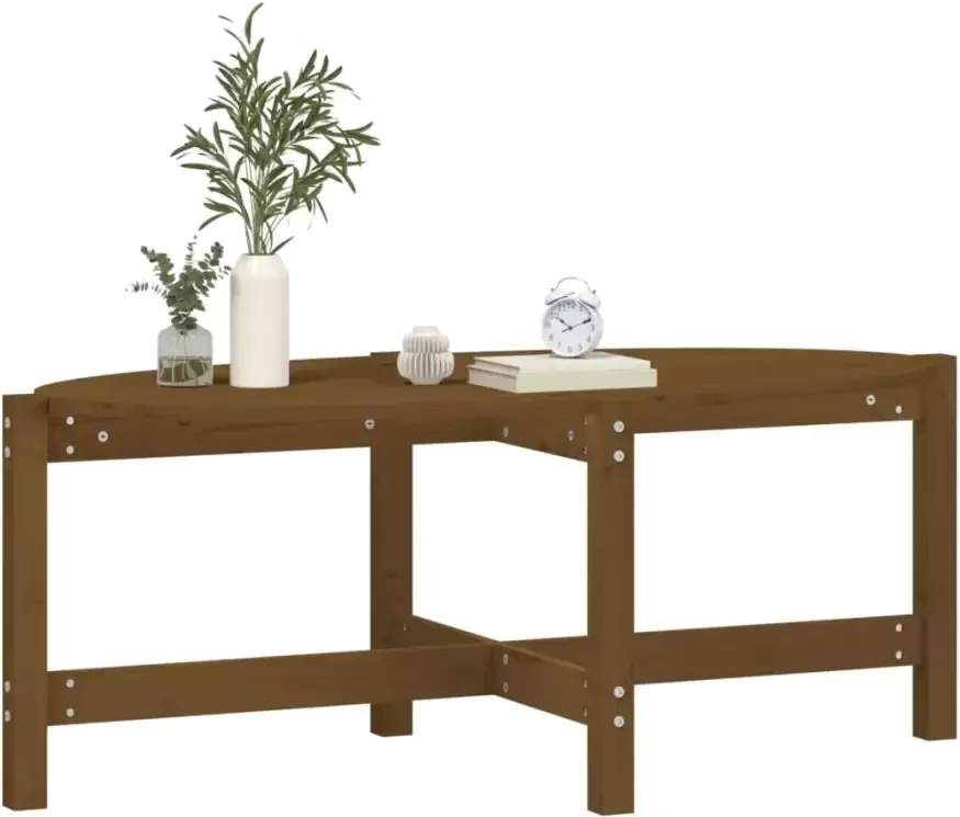 VidaXL -Salontafel-118x63x45-cm-massief-grenenhout-honingbruin - Foto 4