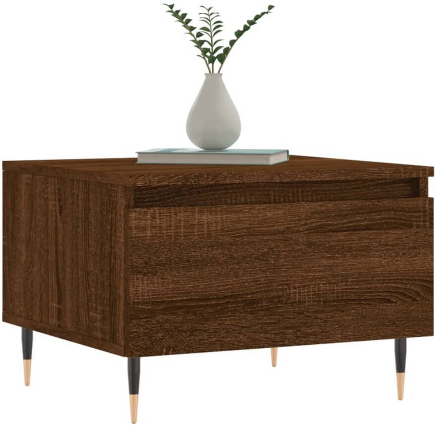 VidaXL -Salontafel-50x46x35-cm-bewerkt-hout-bruin-eikenkleur - Foto 6