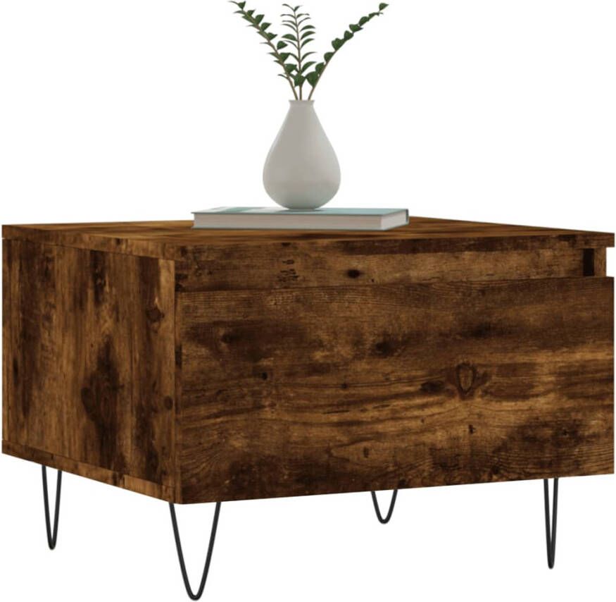 VidaXL -Salontafel-50x46x35-cm-bewerkt-hout-gerookt-eikenkleurig - Foto 4