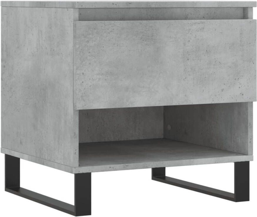 VidaXL -Salontafel-50x46x50-cm-bewerkt-hout-betongrijs - Foto 8