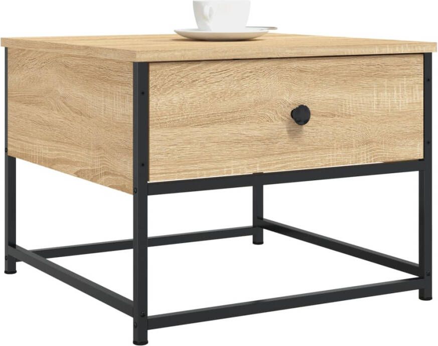 VidaXL -Salontafel-51x51x40-cm-bewerkt-hout-sonoma-eikenkleurig