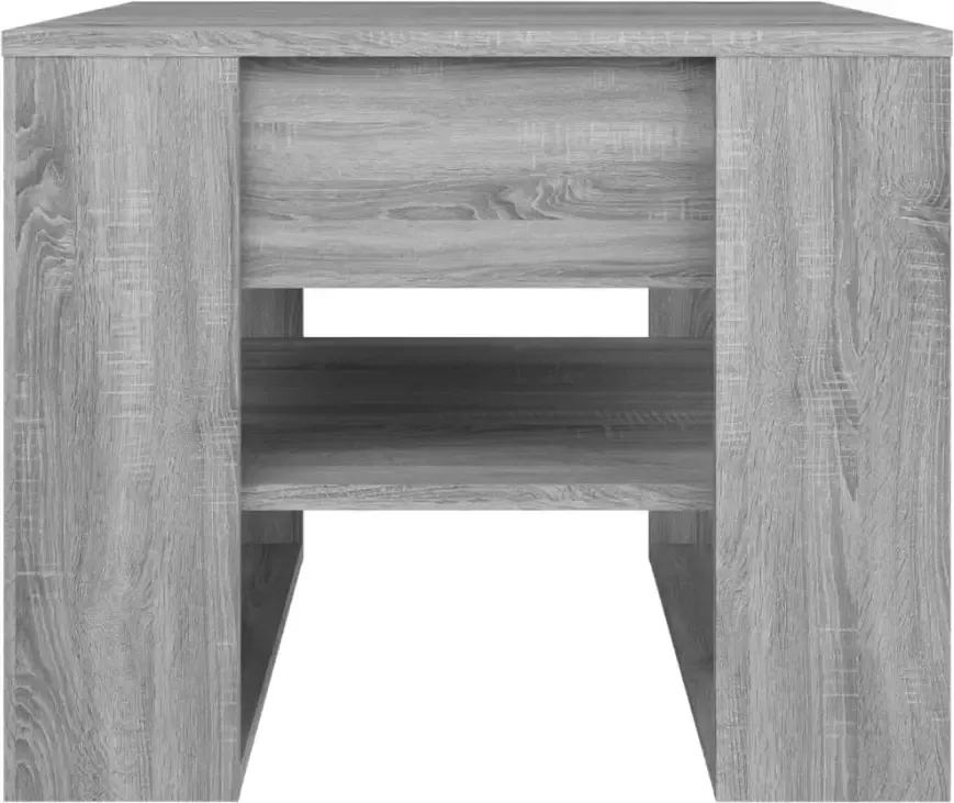 VidaXL -Salontafel-55 5x55x45-cm-bewerkt-hout-grijs-sonoma-eikenkleurig - Foto 3