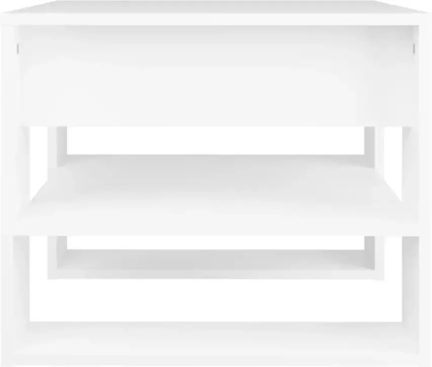 VidaXL -Salontafel-55 5x55x45-cm-bewerkt-hout-wit - Foto 4