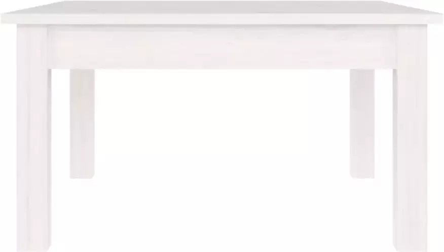 VidaXL -Salontafel-55x55x30-cm-massief-grenenhout-wit - Foto 3