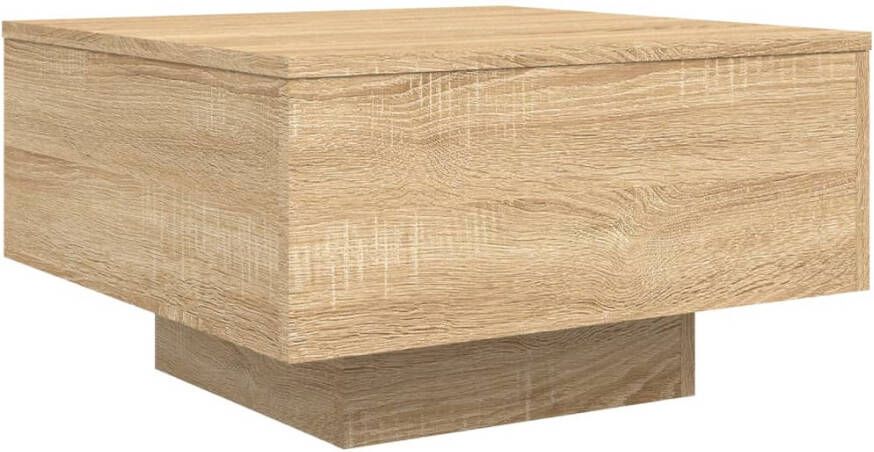 VidaXL -Salontafel-55x55x31-cm-bewerkt-hout-sonoma-eikenkleurig - Foto 4