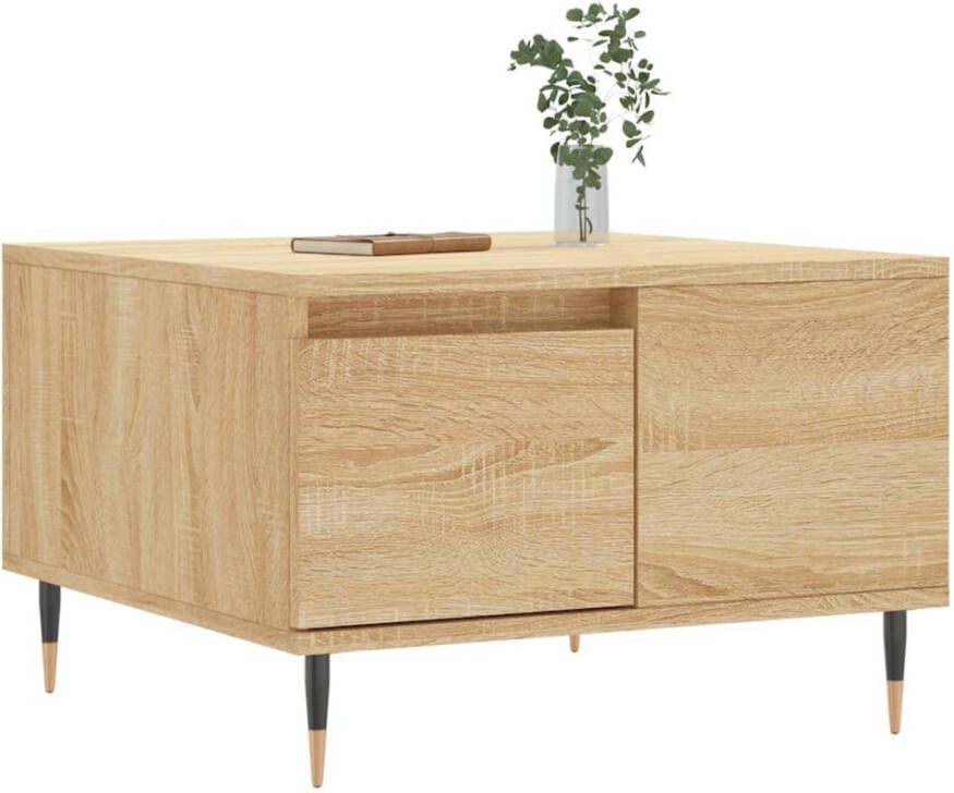 VidaXL -Salontafel-55x55x36 5-cm-bewerkt-hout-sonoma-eikenkleurig - Foto 3