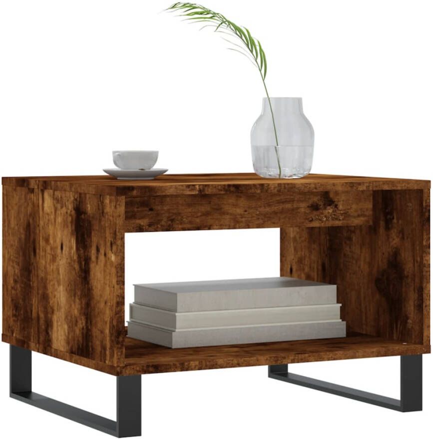 VidaXL -Salontafel-60x50x40-cm-bewerkt-hout-gerookt-eikenkleurig - Foto 6