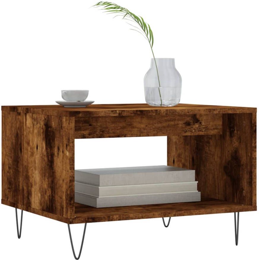 VidaXL -Salontafel-60x50x40-cm-bewerkt-hout-gerookt-eikenkleurig - Foto 4