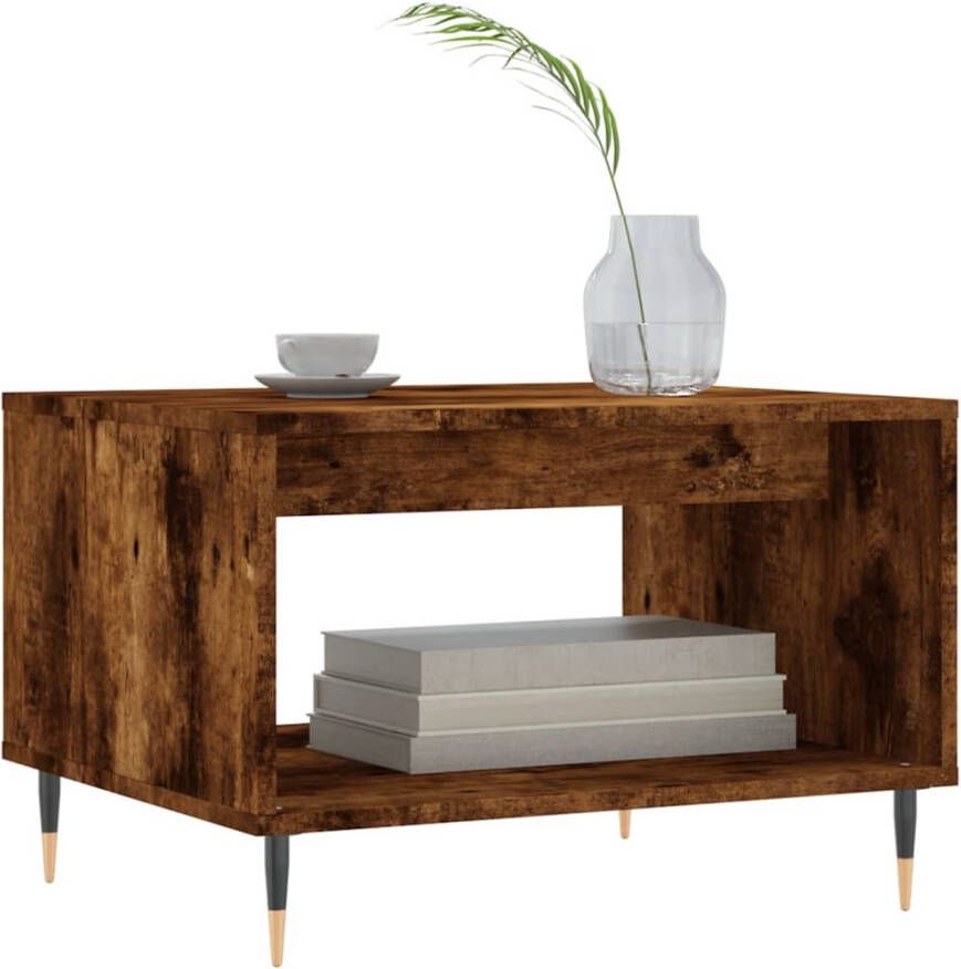 VidaXL -Salontafel-60x50x40-cm-bewerkt-hout-gerookt-eikenkleurig - Foto 5