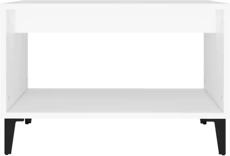 VidaXL -Salontafel-60x50x40-cm-bewerkt-hout-wit - Foto 2