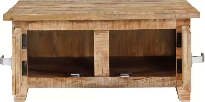 VidaXL -Salontafel-67x67x30-cm-massief-mangohout - Foto 4