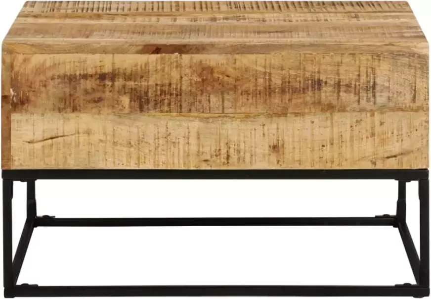 VidaXL -Salontafel-68x68x41-cm-ruw-mangohout - Foto 2