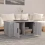 VidaXL Salontafel 80x50x36 Cm Bewerkt Hout Grijs Sonoma Eikenkleurig - Thumbnail 3