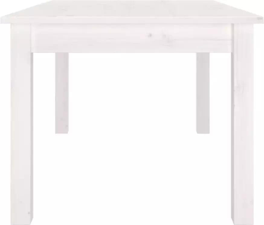VidaXL -Salontafel-80x50x40-cm-massief-grenenhout-wit - Foto 2
