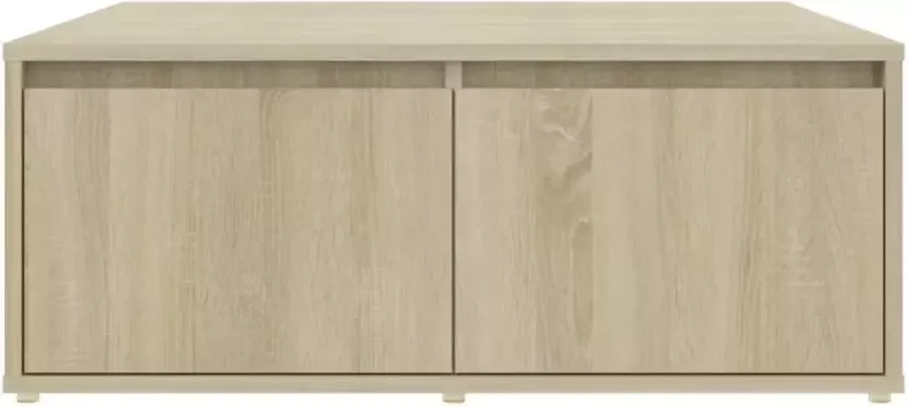 VidaXL -Salontafel-80x80x31-cm-bewerkt-hout-sonoma-eikenkleurig - Foto 4