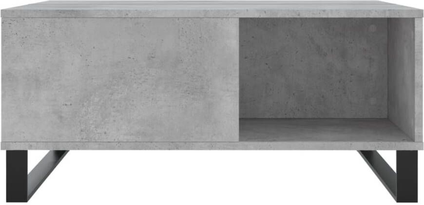 VidaXL -Salontafel-80x80x36 5-cm-bewerkt-hout-betongrijs - Foto 7