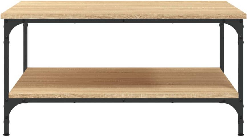 VidaXL -Salontafel-80x80x40-cm-bewerkt-hout-sonoma-eikenkleurig - Foto 2