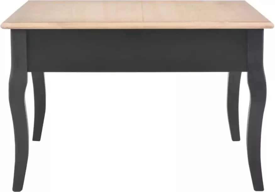 VidaXL Salontafel Bruin en zwart 80 x 80 x 50 cm