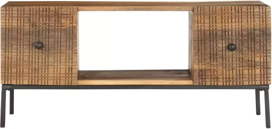 VidaXL -Salontafel-90x45x40-cm-massief-mangohout - Foto 3