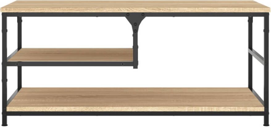 VidaXL -Salontafel-90x49x40-cm-bewerkt-hout-sonoma-eikenkleurig - Foto 4