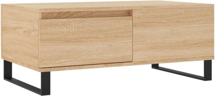 VidaXL -Salontafel-90x50x36 5-cm-bewerkt-hout-sonoma-eikenkleurig - Foto 16