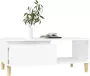 VidaXL Salontafel 90x50x36 5 Cm Bewerkt Hout Wit - Thumbnail 3