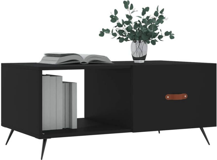 Prolenta Premium INFIORI Salontafel 90x50x40 cm bewerkt hout zwart - Foto 4