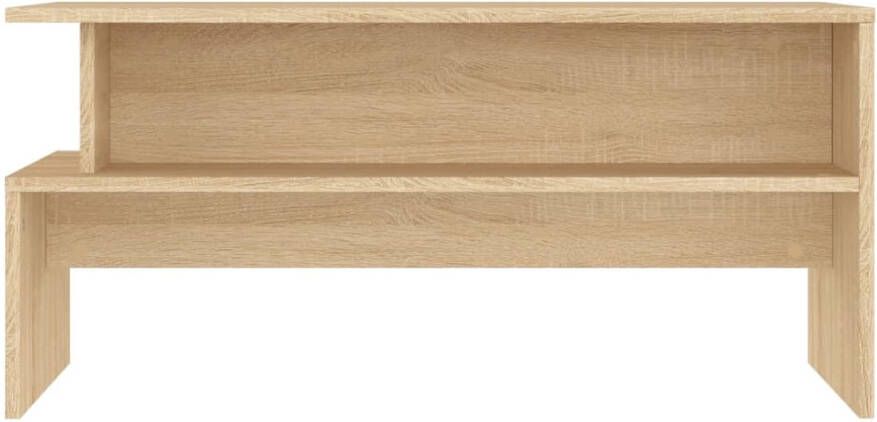 VidaXL -Salontafel-90x55x42 5-cm-bewerkt-hout-sonoma-eikenkleurig - Foto 4