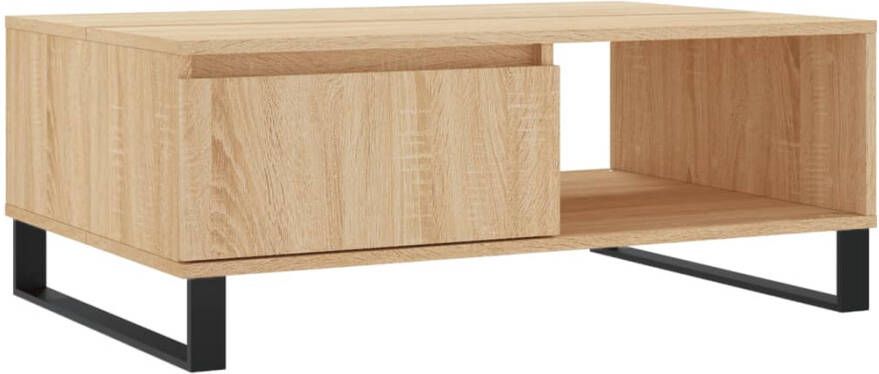 VidaXL -Salontafel-90x60x35-cm-bewerkt-hout-sonoma-eikenkleurig - Foto 7