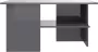VidaXL Salontafel 90x60x46 5 cm spaanplaat hoogglans grijs - Thumbnail 4