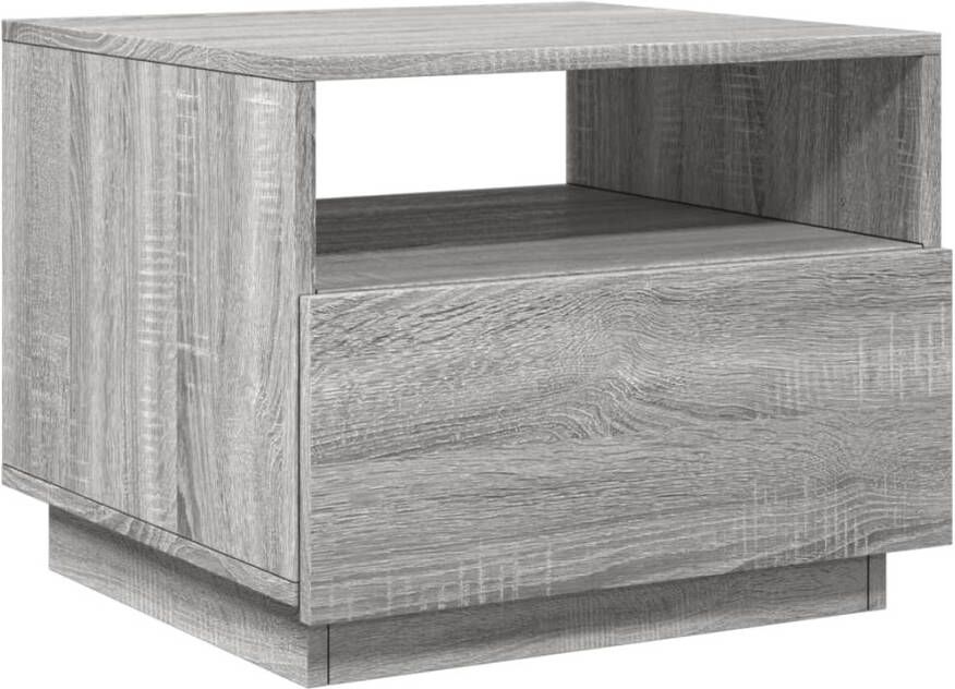 VidaXL -Salontafel-met-LED-verlichting-50x49x40-cm-grijs-sonoma-eiken - Foto 2