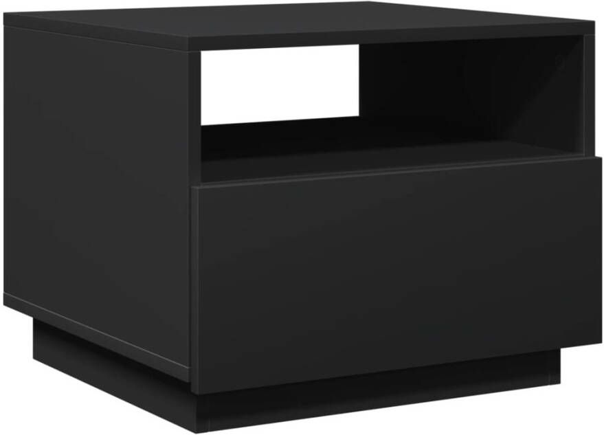 VidaXL -Salontafel-met-LED-verlichting-50x49x40-cm-zwart - Foto 2