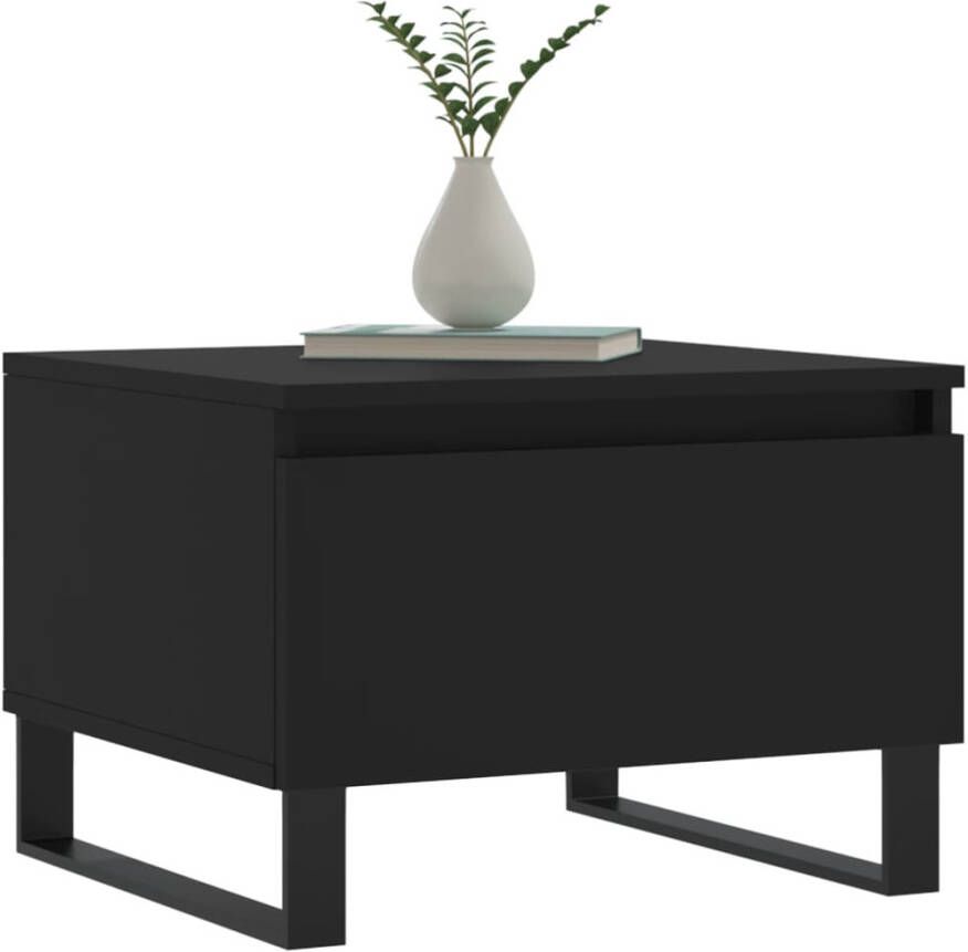 VidaXL -Salontafels-2-st-50x46x35-cm-bewerkt-hout-zwart - Foto 5