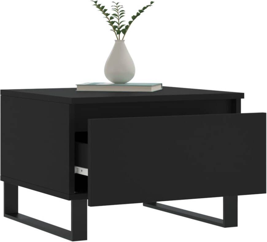 VidaXL -Salontafels-2-st-50x46x35-cm-bewerkt-hout-zwart - Foto 7