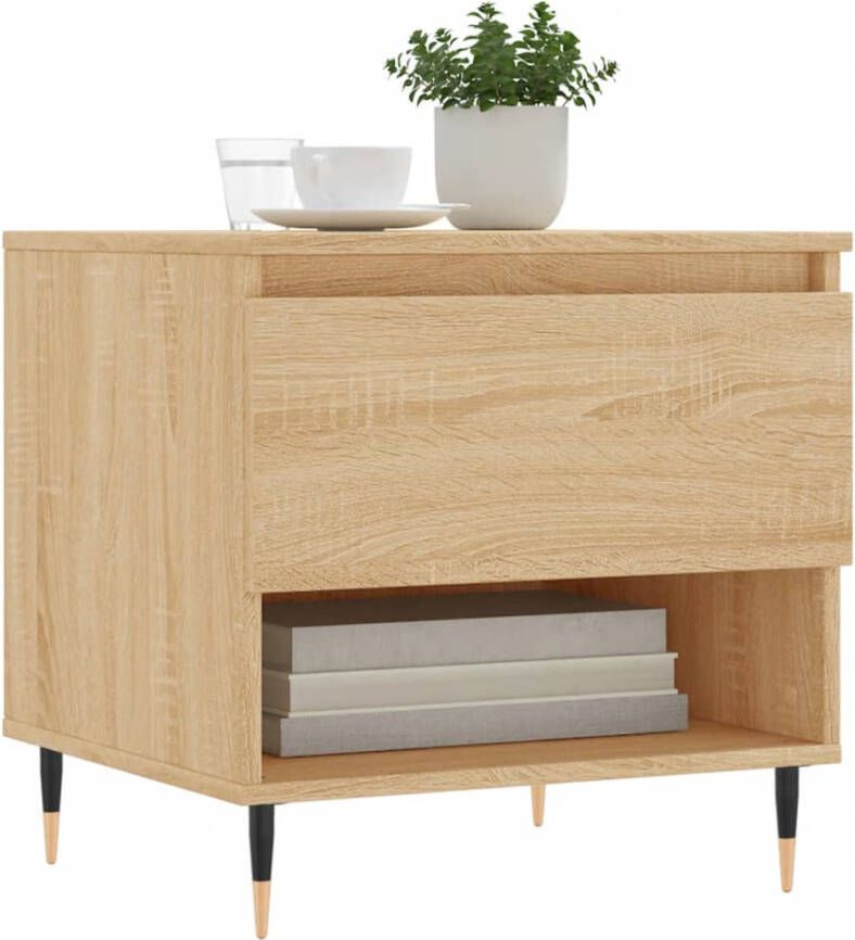 VidaXL -Salontafels-2-st-50x46x50-cm-bewerkt-hout-sonoma-eikenkleurig - Foto 6