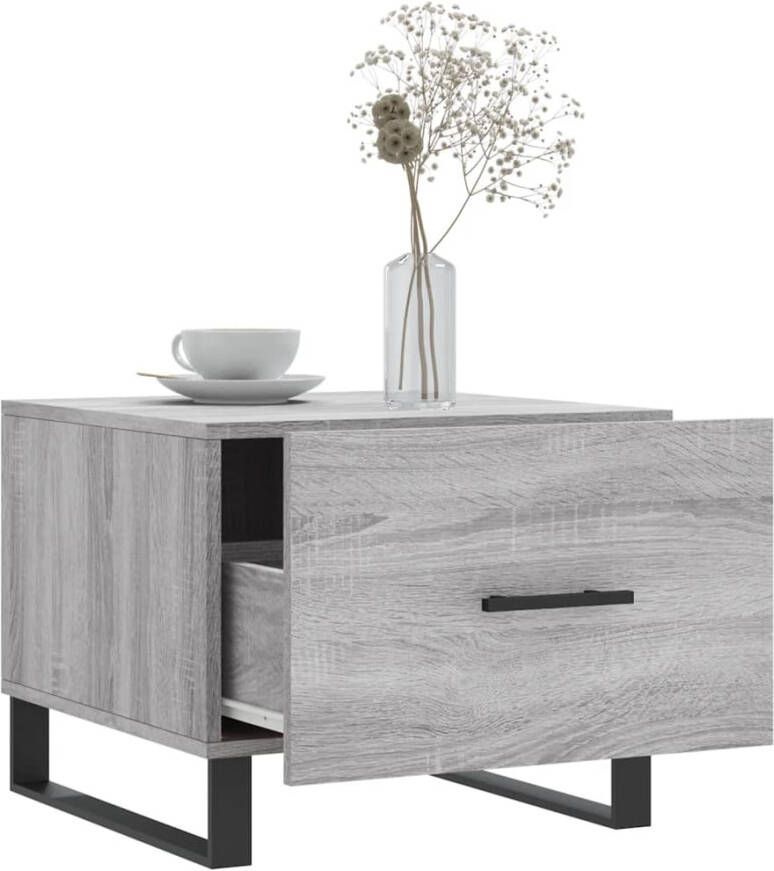 VidaXL -Salontafels-2-st-50x50x40-cm-bewerkt-hout-grijs-sonoma-eiken - Foto 7